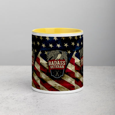 BA Veteran Eagle Mug with Color Inside