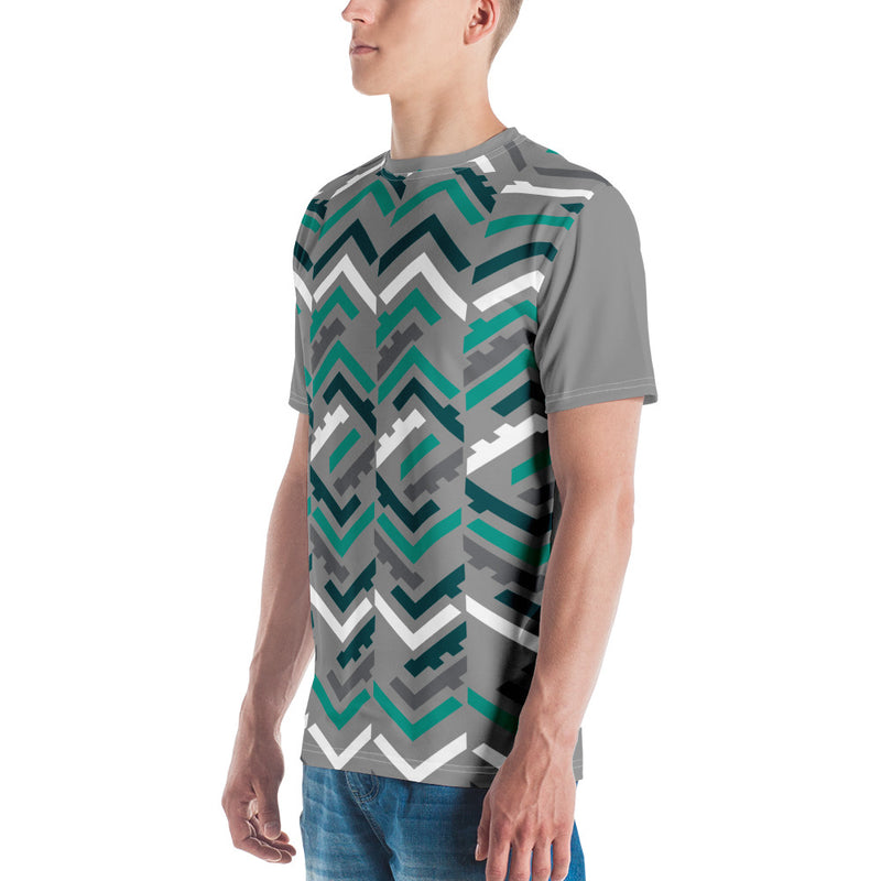 Long Pattern Men's T-shirt
