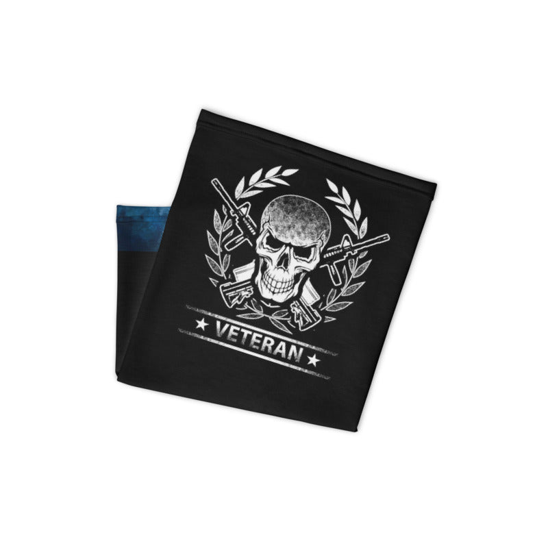 Veteran Skull Neck Gaiter