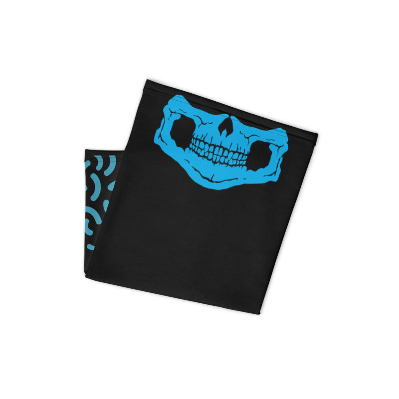 Blue Skull Neck Gaiter
