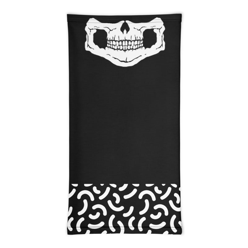 White Skull Neck Gaiter