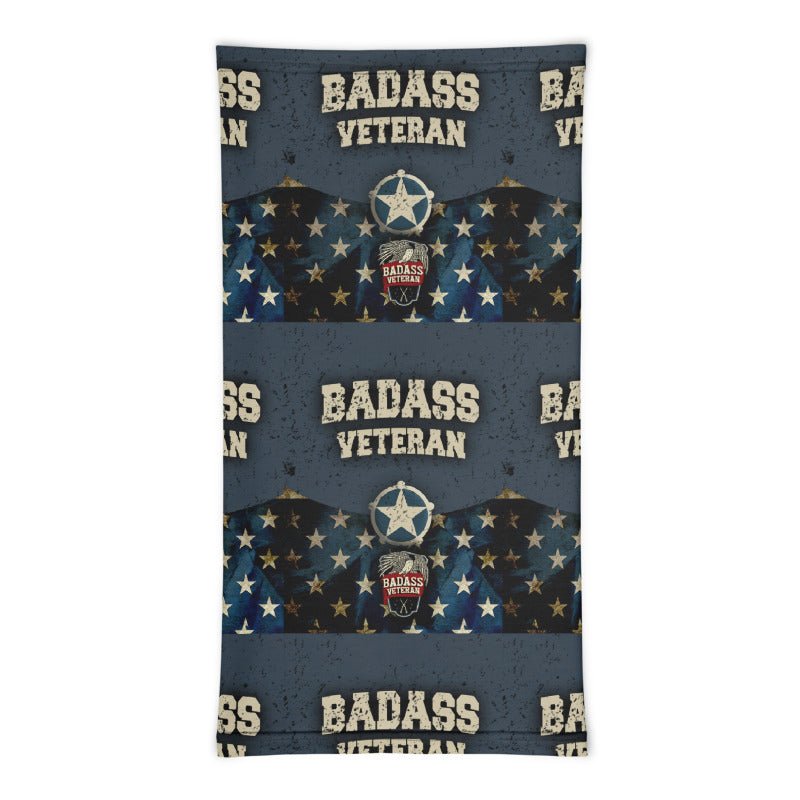 Badass Veteran Blue Star Neck Gaiter