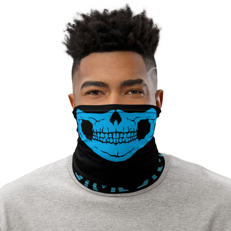 Blue Skull Neck Gaiter