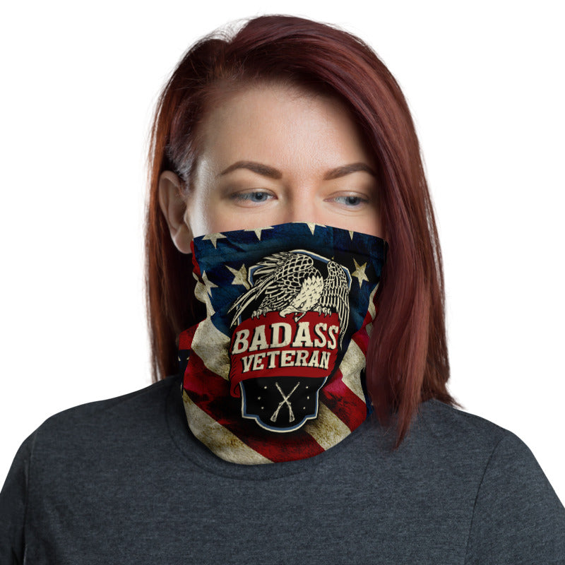 Badass Veteran Eagle Neck Gaiter