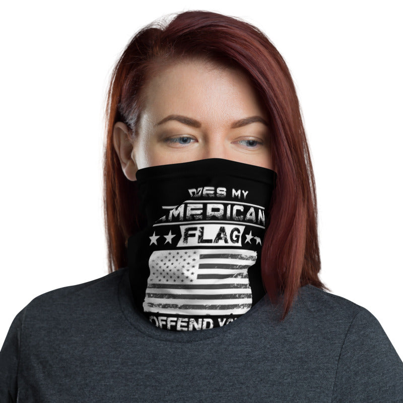 American Flag Skull Neck Gaiter
