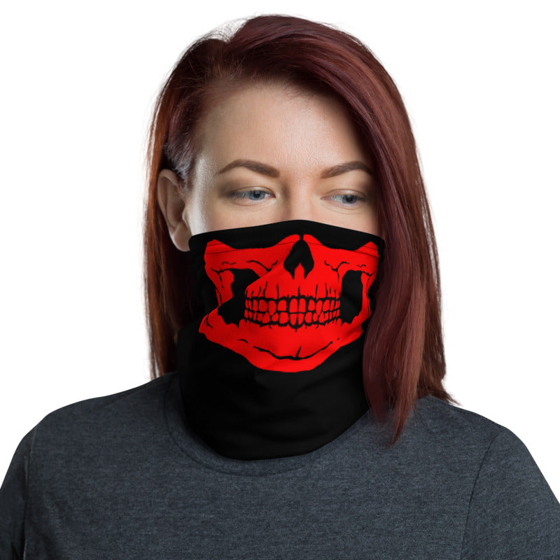 Red Skull Neck Gaiter