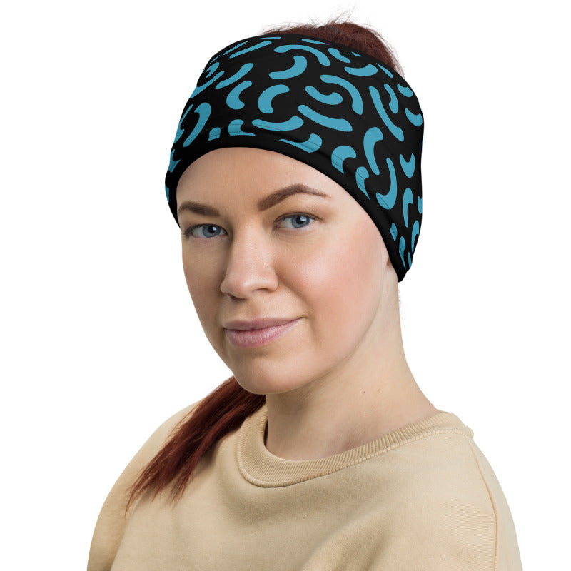Blue Skull Neck Gaiter