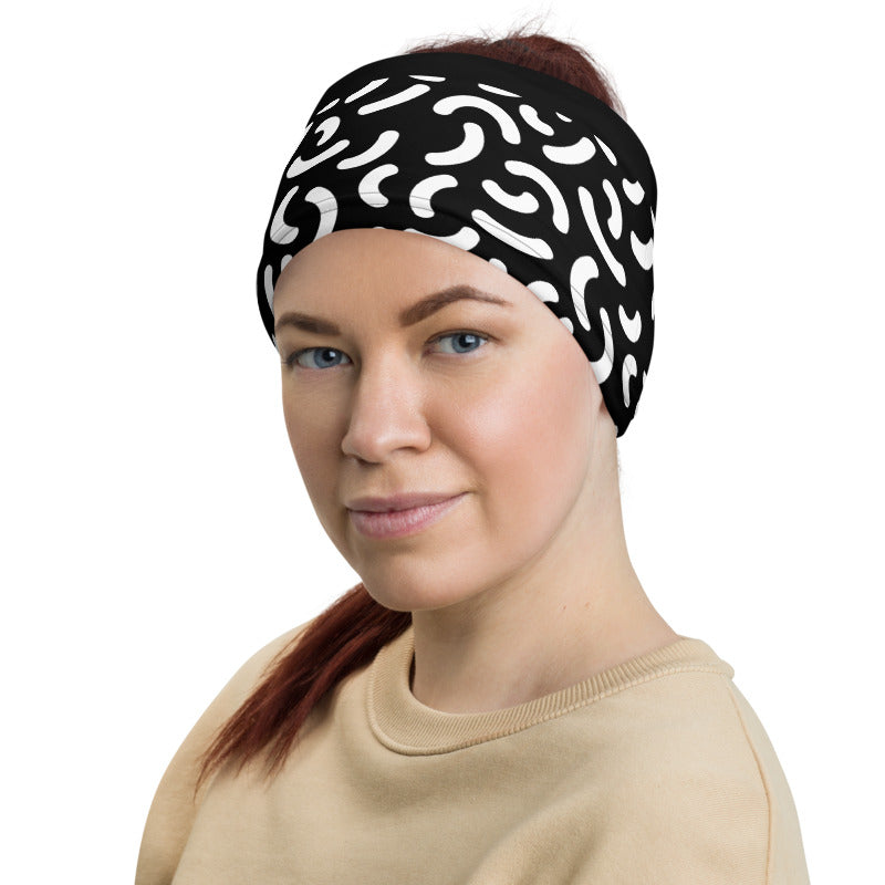 White Skull Neck Gaiter