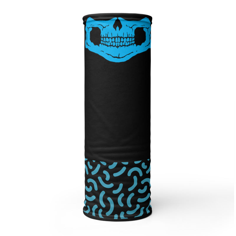 Blue Skull Neck Gaiter