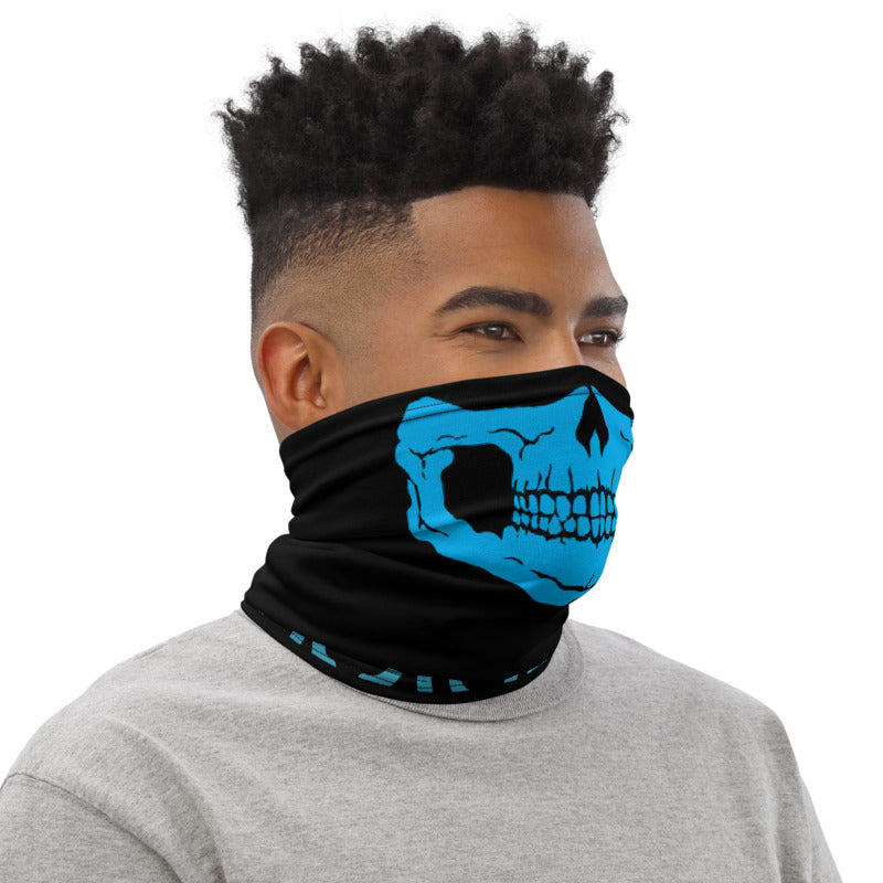 Blue Skull Neck Gaiter