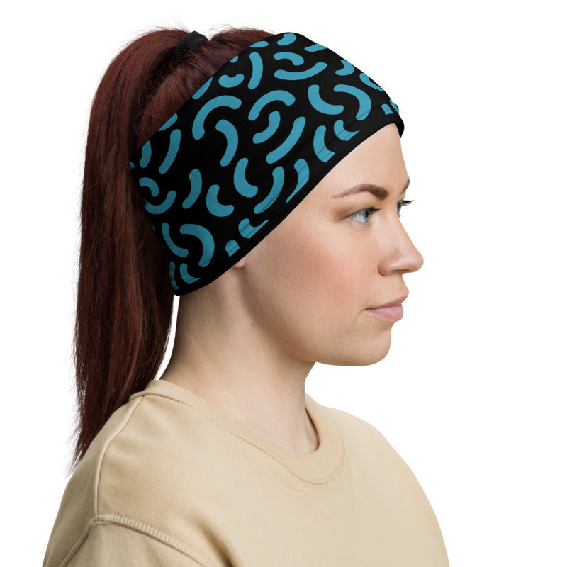 Blue Skull Neck Gaiter