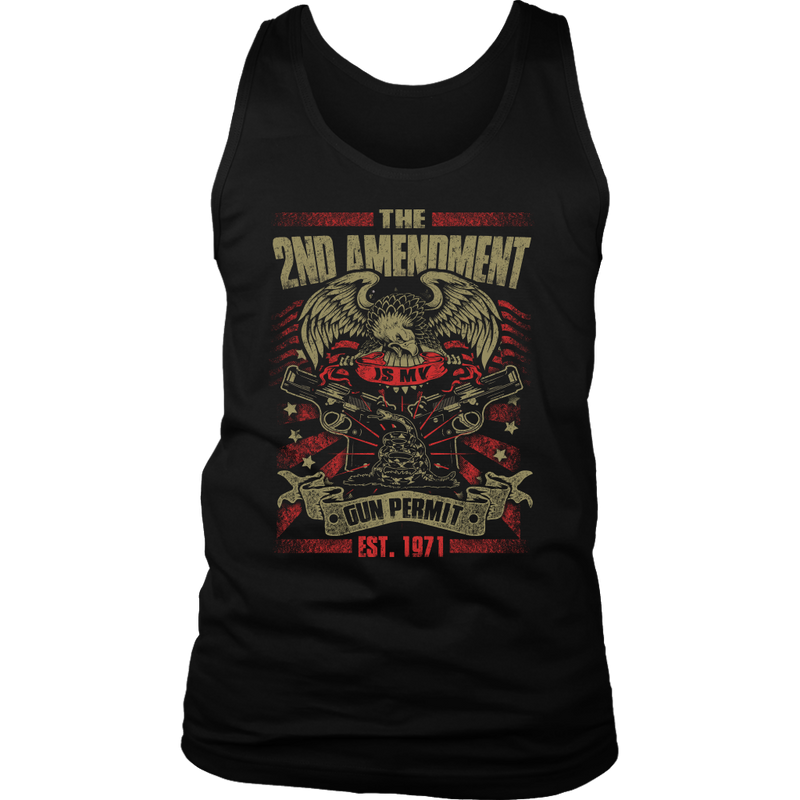 The 2nd Amendment District Men's Tank