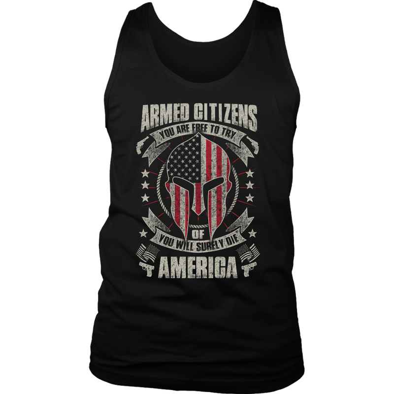 Armed Citizens District Mens Tank