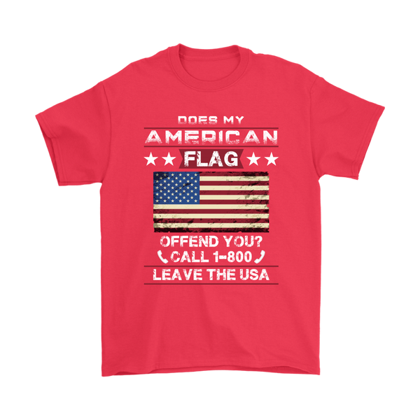 American Flag Shirt - Red