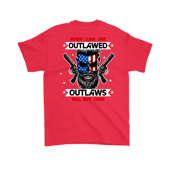 Outlaw Shirt v.2 (Back) - Red