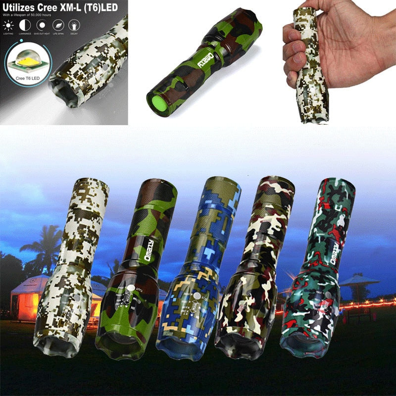 1200 lumens Flashlight Rechargeable