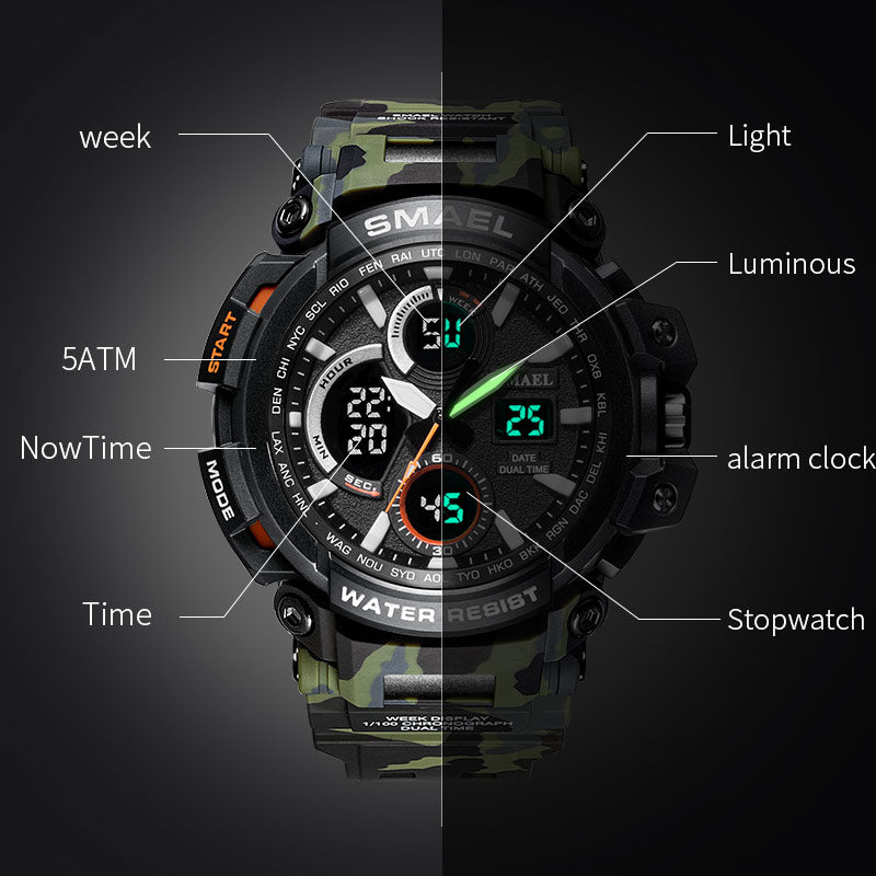 S Shock 1708B Men's Digital Fashion Sports Watch
