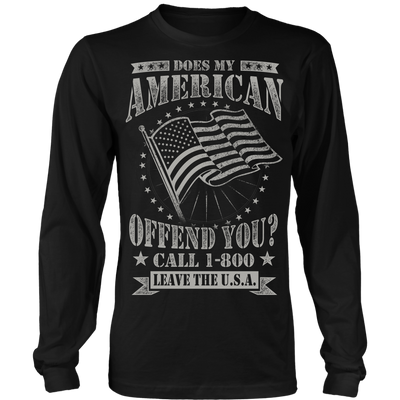 American Flag Long Sleeve Shirt