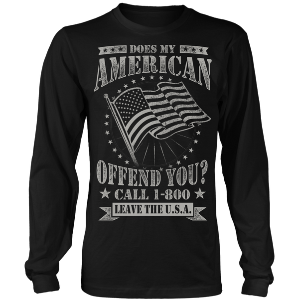 American Flag Long Sleeve Shirt