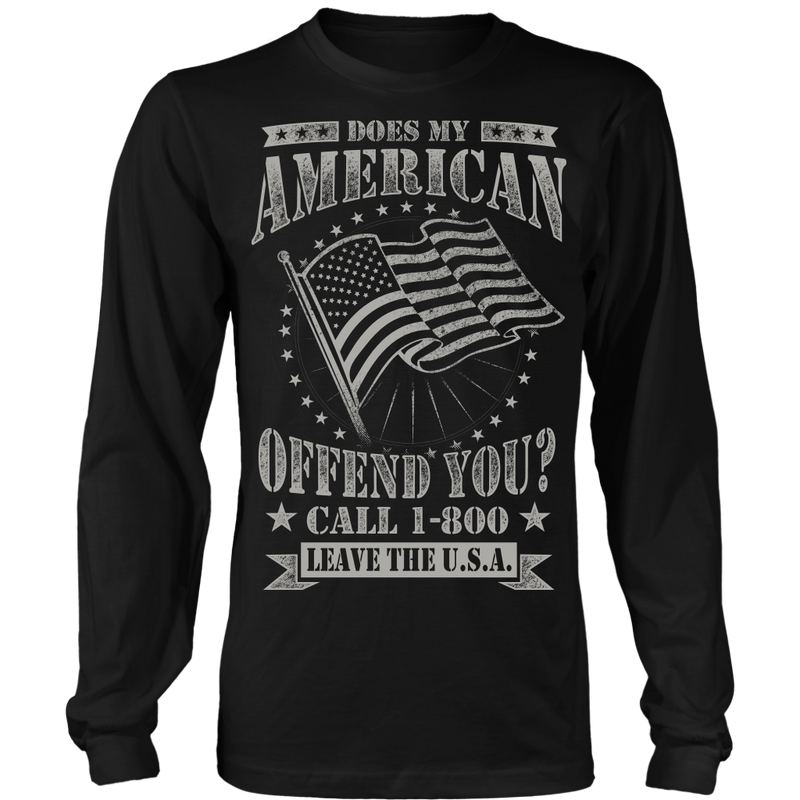 American Flag Long Sleeve Shirt