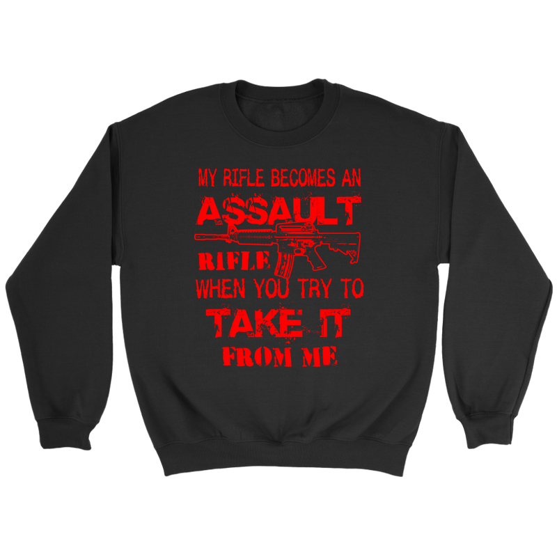 Assault Rifle Crewneck Sweatshirt
