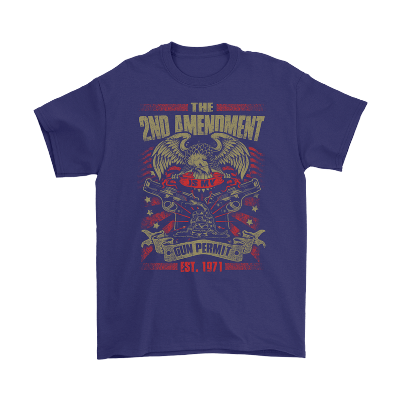 2nd Amendment Is My Gun Permit Men's T-Shirt