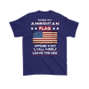 American Flag Shirt (Back) - Purple