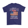 American Flag Shirt - Purple