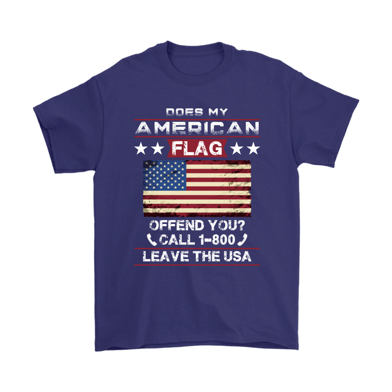 American Flag Shirt - Purple